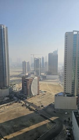 Blick aus dem Hotelzimmer in Bahrain