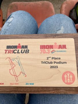 2.Platz - TEAMWERTUNG Ironman 70.3 Duisburg