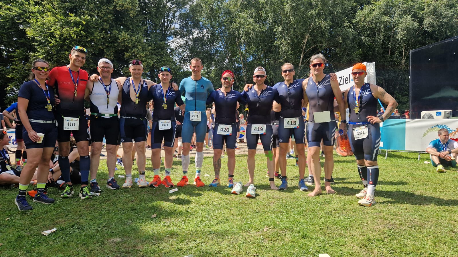 Ein Fest für unser Triathlonteam beim Indeland-Triathlon