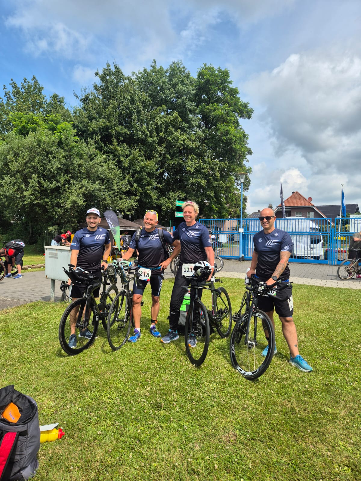 Unser Landesligateam beim N3T Triathlon in Kalkar