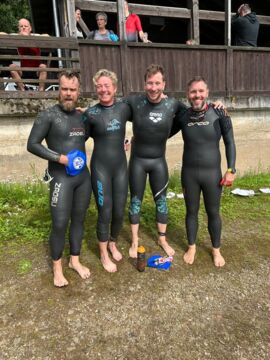 Team Landesliga - Manni, Petra, Tobi und Patrick