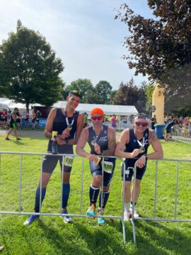 Oliver, Markus und Pascal nach dem Rennen