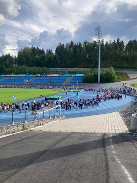 Leichtathletikstadion in Lahti/Finnland 
