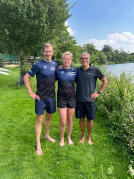 Florian, Petra und Juan Garcia vom ASV