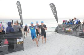 Auf in die 2.Schwimmrunde