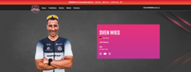 Vorstellung der Profis - SVEN WIES 