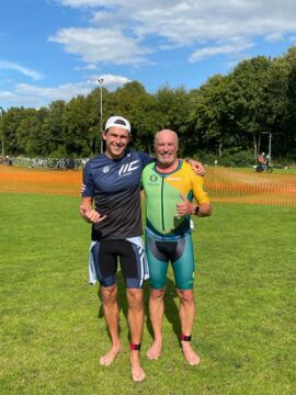 Christian und Dirk vor dem Rennen 