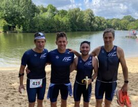 Teamfoto vor dem Rennen - Oli, Christian, Juan & Alex