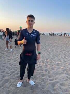 Fynn vor dem Start