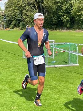 Zieleinlauf - Christian wird 4. in der Gesamtwertung