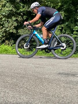 Christian auf dem Rad