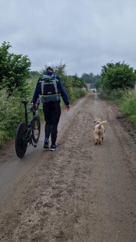 Auf dem Weg zum Einchecken