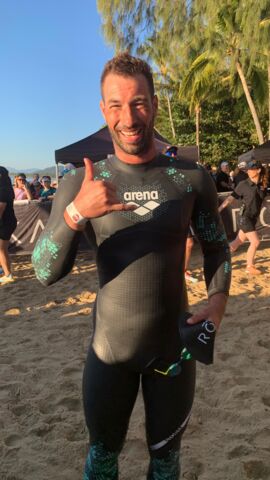 Vor dem Rennen, in bester Laune