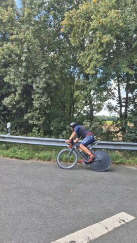 Manni auf dem Radkurs