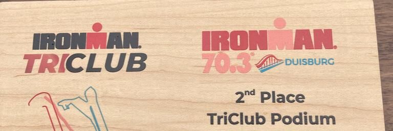 2.Platz - TEAMWERTUNG Ironman 70.3 Duisburg