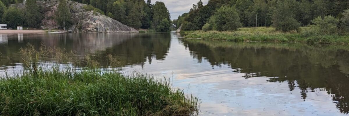 Traumhafte Landschaft in Finnland